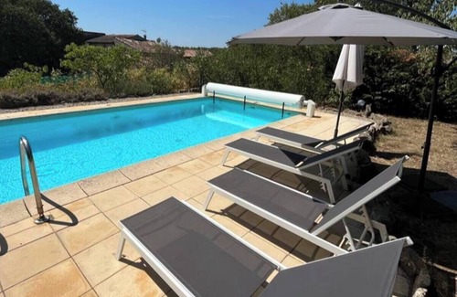 Chandolas Casa | Charming house with swimming pool, garden and breathtaking view of the Cévennes, Ardèche
