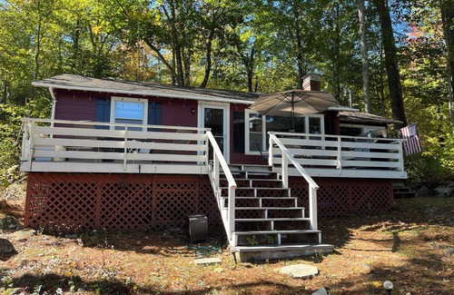 Moultonborough Cabaña | Charming lakefront 2-bedroom cottage with private beach & dock.
