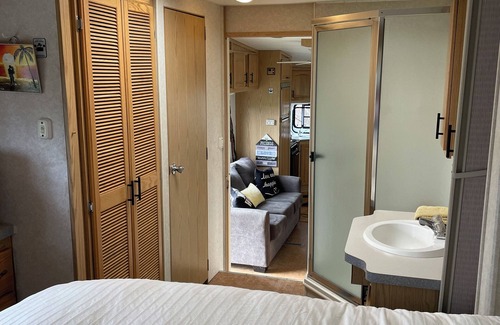 Scotch Creek Casa | Charming, Lakeside 5th Wheel Trailer over looking the Beautiful Shuswap Lake
