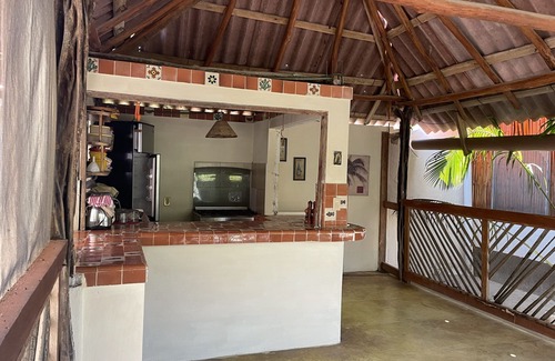 Barra de Potosi Casa | Charming Mexican Villa with 4 Bungalows WiFi and AC in lovely Barra De Potosi