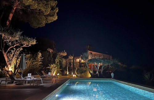 Portigliolo Villa | Prestigiosa casa. Piscina, vista panorámica al mar. Golfo Ajaccio Sur