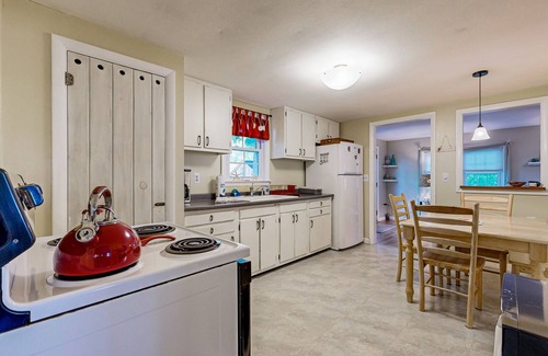 Bass River Casa | Charming retreat near the ocean with a firepit, deck, AC, & kayaks