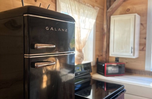 Riceville Cabina | Charming rustic modern 2-bedroom cabin farm stay, privacy & close to town!