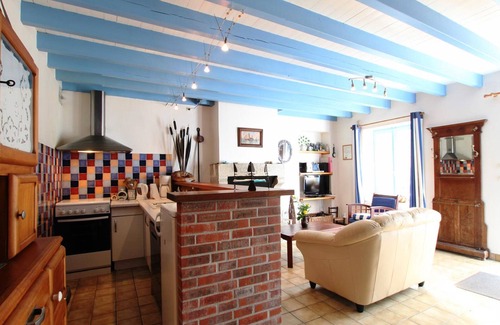 Saint-Marcouf Cabaña | Encantadora casa junto al mar con estacionamiento privado y terraza
