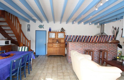 Saint-Marcouf Cabaña | Encantadora casa junto al mar con estacionamiento privado y terraza