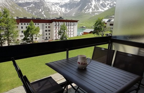Tignes le Lac Apartamento | Hermoso apartamento con vista al sur ubicado cerca de las pistas de esquí. Cerca de las tiendas.