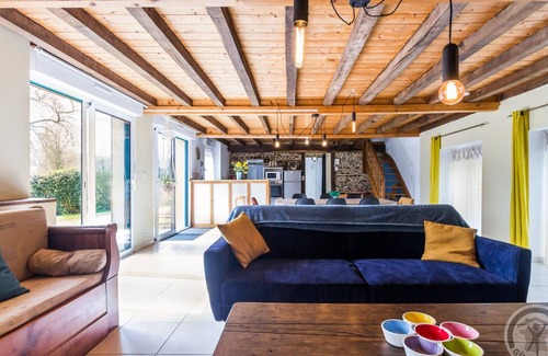 Saint-James Cabaña | Casa rural acogedora con jardín, terraza y chimenea en Saint-James