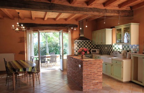Miramont-Sensacq Casa | Casa tranquila, 4 personas, piscina, sudoeste, amarra, campagnendes
