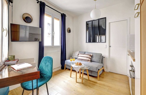 Enfants-Rouges Apartamento | Charming Studio Near Place des Vosges Le Marais
