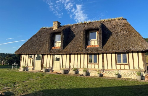 Fierville-les-Parcs Casa | Charming thatched cottage
