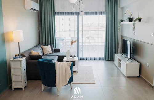 Trikomo Apartamento | Charming two-bedroom apartment in hotel-like resort close to beach in İskele