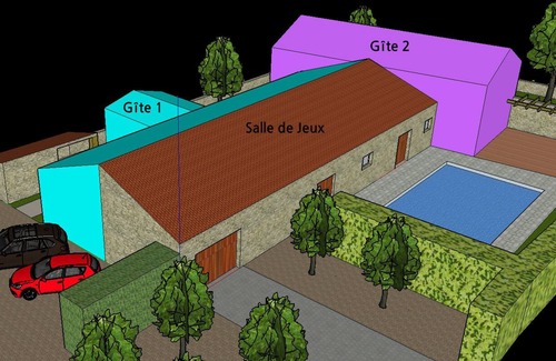 Nalliers Casa | Casa rural con encanto con piscina climatizada en el sur de Vendée