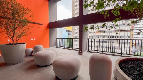 Vila Buarque Apartamento | Charmoso Studio com Piscina