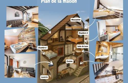 Saint-Gingolph Casa | Chez Malou & Hugo vue lac proche Suisse & stations !
