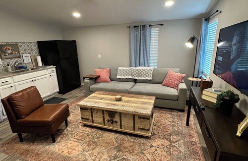 Springtown Apartamento | Chic 1-bedroom apartment in Springtown, TX with AC, WiFi