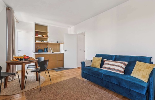 Enfants-Rouges Apartamento | Chic 1BR in the Heart of Le Marais - Bretagne