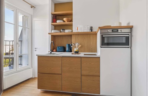 Enfants-Rouges Apartamento | Chic 1BR in the Heart of Le Marais - Bretagne