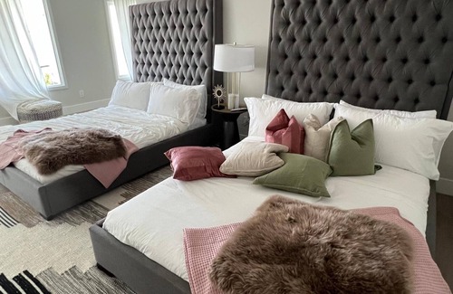 Downtown Los Angeles Apartamento | Chic 2-bedroom apartment with WiFi, fitness room in wonderful Los Angeles