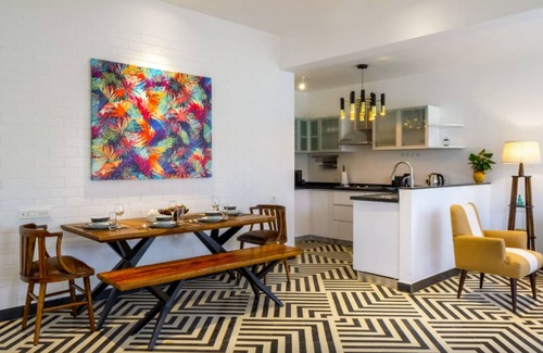 Assagao Apartamento | Chic 2BR Hideaway in Assagao Near Anjuna Beach