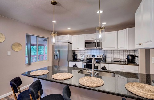 Southeast Colorado Springs Casa | Chic 4BR Home w/Game Room & Cinema - City Close!