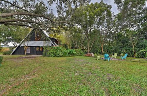 Lakeland Casa | Chic A-Frame Escape with Fire Pit - Private Property