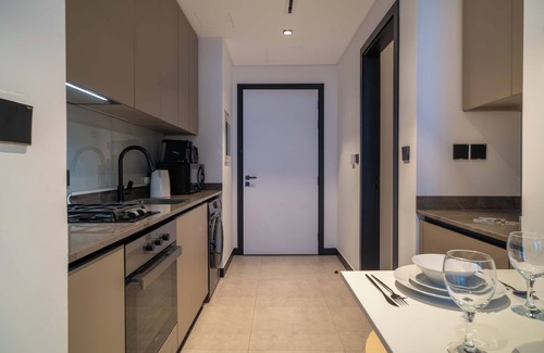 Business Bay Apartamento | Chic and Modern: Downtown Dubai/Business Bay Studio with Spectacular Dubai Views