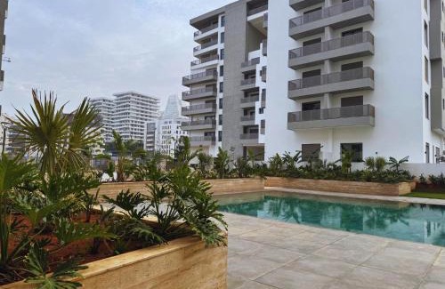 Casablanca Apartamento | Chic Apartment in Casa Finance District -Open view - Fast WIFI