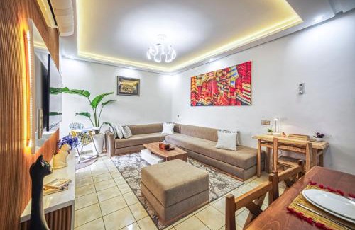 Cite El Houda Apartamento | Chic & Cozy Retreat in Agadir