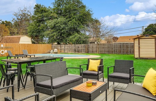 North Richland Hills Casa | Chic & Cozy Bungalow | Pool, Grill, Laundry