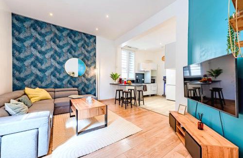Saint-Martin Apartamento | Chic Family - Neuf & Moderne - Parking Wifi Centre Ville Gare TGV - Confort idéal Famille - OFFRE SPECIALE