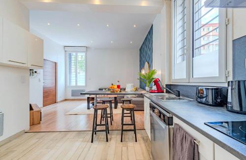 Saint-Martin Apartamento | Chic Family - Neuf & Moderne - Parking Wifi Centre Ville Gare TGV - Confort idéal Famille - OFFRE SPECIALE