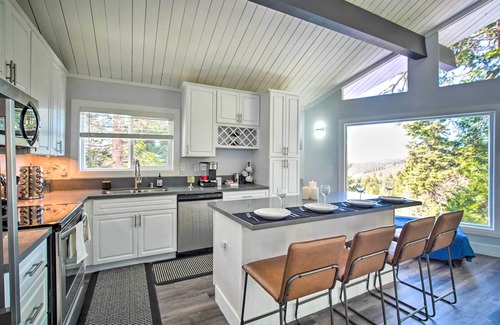 Running Springs Cabina | Chic Running Springs Forest Cabin w/ Deck!