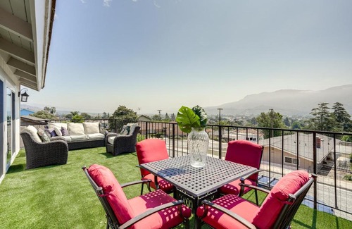 Santa Paula Casa | Chic Santa Paula Home with Mountain and City Views!
