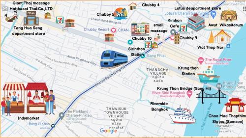 Bang Phlat Apartamento | Chubby 9 single room