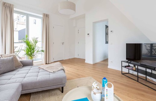 Ukkel Apartamento | Churchill IV - Tres Habitaciones Piso, Capacidad 6