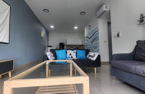 Shah Alam Apartamento | Cinema Blue Ocean 3 bedroom house kids water park