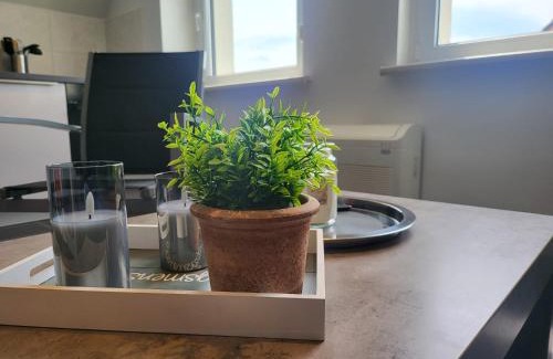 Wolmirstedt Apartamento | City Lounge an der Feuerwache mit Außenbereich mit Klimaanlage