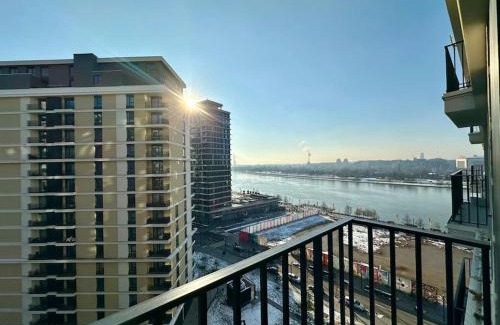 Savski Venac Apartamento | City&River View Cozy Studio @ BW