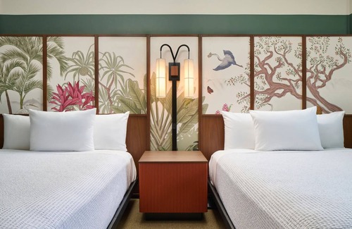 Ala Moana Hotel | City View Two Queens, 4 Family-Friendly Units, Tranquil Koi Ponds, Sun Deck View
