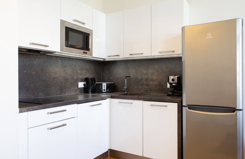 Prague 3 Apartamento | Vistas de la ciudad desde un piso cerca de la plaza George