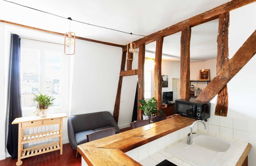 Strasbourg -Saint-Denis Apartamento | Classic 1BR in the Heart of the Montorgueil Area