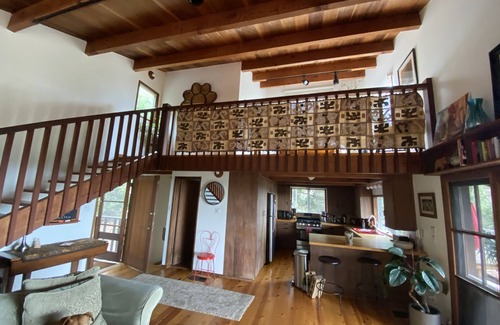 Santa Barbara Cabina | Classic California Central Coast Cabin overlooking the ocean on 20 wooded acres