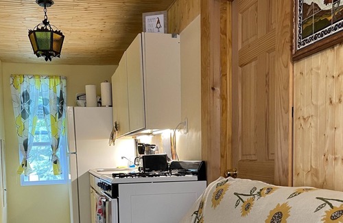 White Lake Casa | Classic Catskills Farmhouse with wood stove