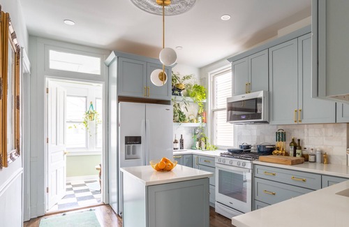 Andersonville Casa | Classic Chicago 2 Flat transformed into a Parisian plant lovers paradise