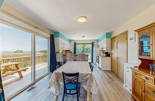 Brigands' Bay Casa | Classic home with sound & marsh views, hot tub, decks - near beaches/lighthouse