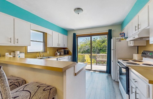 Brigands' Bay Casa | Classic home with sound & marsh views, hot tub, decks - near beaches/lighthouse