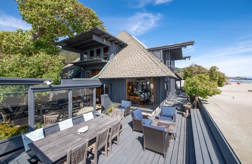 Stinson Beach Casa | La "casa de ballena" situada justo en la playa