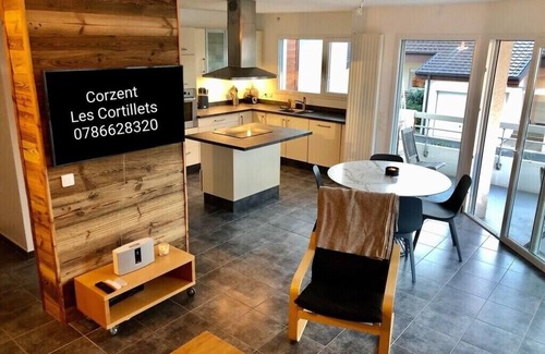 Corzent Apartamento | Classified 3 stars Domaine de Corzent 50m from the lakeside - 2 bedrooms + terrace