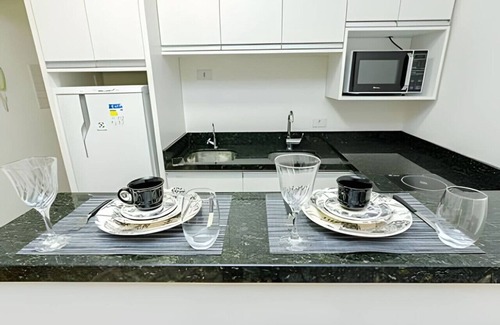 Matriz Apartamento | Clean modern studio with air at Lifespace Curitiba