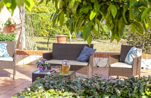 Alghero Villa | Alghero Villa con jardín para 8 personas cerca de la playa, con 3 dormitorios AC